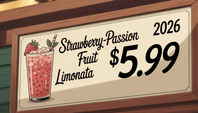 Olive Garden Strawberry-Passion Fruit Limonata Menu Prices 2026