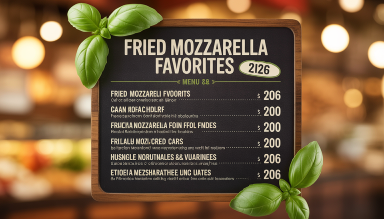 Olive Garden Fried Mozzarella Menu Prices 2026